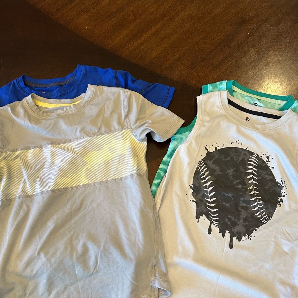 Boys Tees - All in Motion Kids Tees - Blue, Gray, Teal